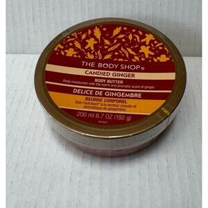 BODY SHOP Candied Ginger Body Butter 200ml Tub, New, discontinued, sealed